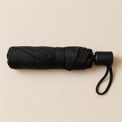 Paraguas plegable negro